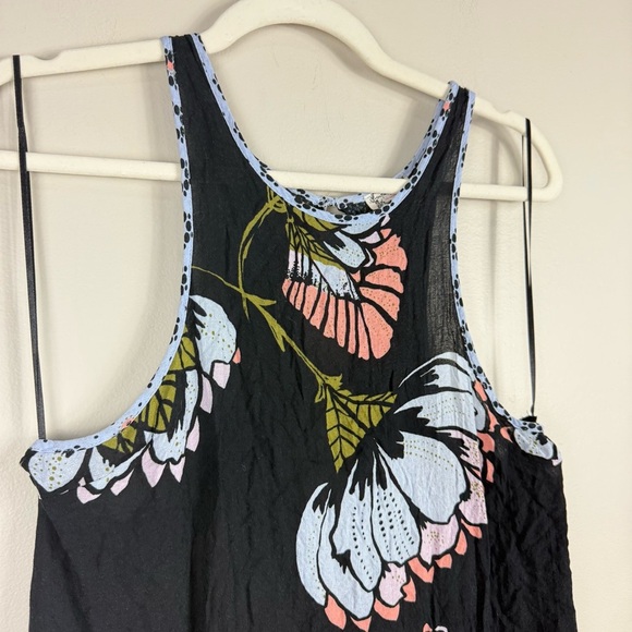 Free People Someone Like You Mini Dress Womens Small Sleeveless Slip Floral - Picture 6 of 12